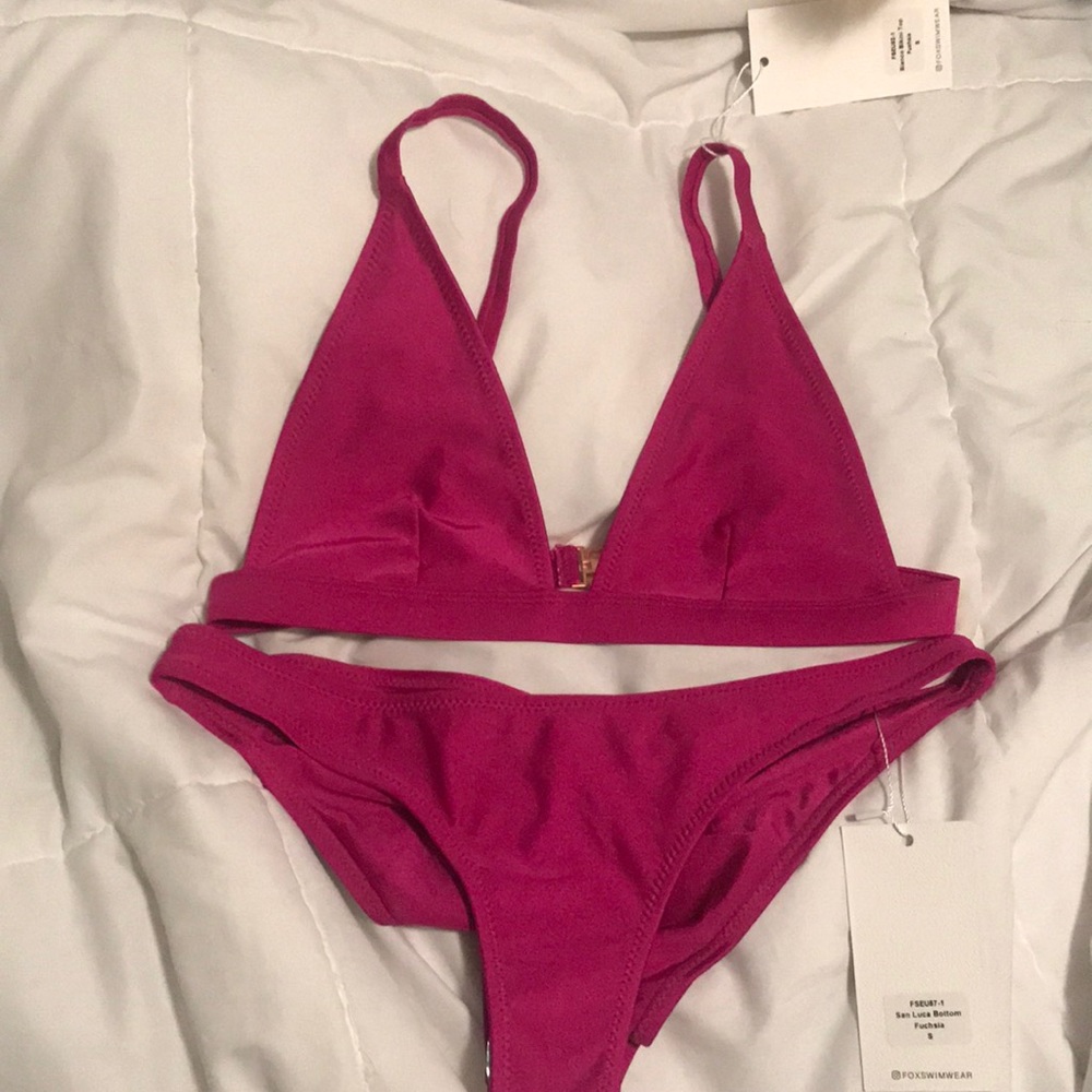 White Fox Swim Bikini. NEVER WORN!